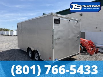 8.5x16 American Hauler Arrow Deluxe Enclosed Car Hauler Trailer - 7K GVWR - Ramp Door