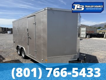 8.5x16 American Hauler Arrow Deluxe Enclosed Car Hauler Trailer - 7K GVWR - Ramp Door