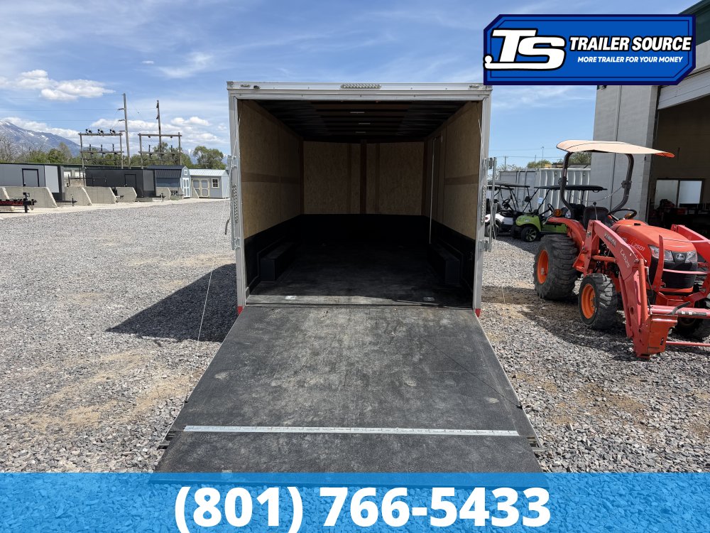 8.5x16 American Hauler Arrow Deluxe Enclosed Car Hauler Trailer - 7K GVWR - Ramp Door