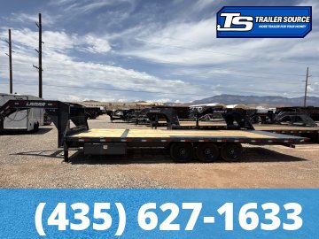 8.5x26 Lamar FA Gooseneck Deckover Tilt Trailer - 21K GVWR -