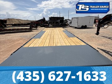 8.5x26 Lamar FA Gooseneck Deckover Tilt Trailer - 21K GVWR -
