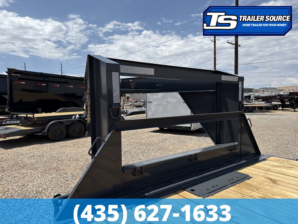 8.5x26 Lamar FA Gooseneck Deckover Tilt Trailer - 21K GVWR -