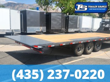 8.5x26 Lamar FA Gooseneck Deckover Tilt Trailer - 21K GVWR -
