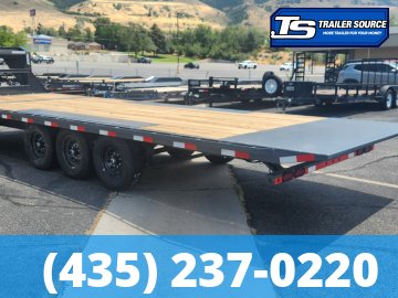 8.5x26 Lamar FA Gooseneck Deckover Tilt Trailer - 21K GVWR -