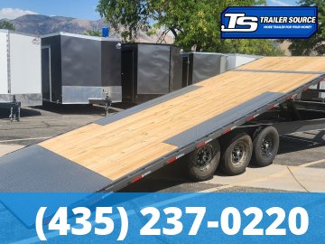 8.5x26 Lamar FA Gooseneck Deckover Tilt Trailer - 21K GVWR -