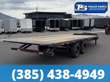 8.5x24 Horizon FFT Tilt Trailer - 21K GVWR - 10K Axles