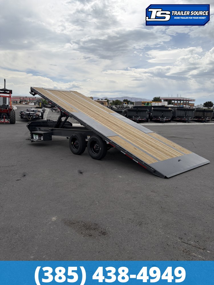 8.5x24 Horizon FFT Tilt Trailer - 21K GVWR - 10K Axles
