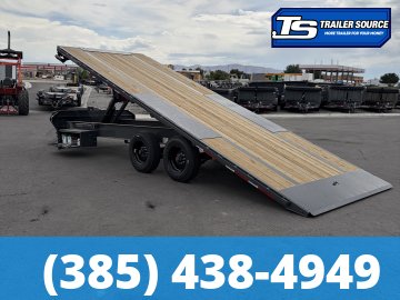 8.5x24 Horizon FFT Tilt Trailer - 21K GVWR - 10K Axles