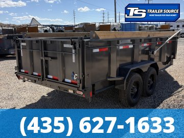 7x16 Diamond C LPT 210 Dump Trailer - 32" Sides - 23K GVWR - 18 Ply Tires, ABS Brakes, Battery, Board Brackets