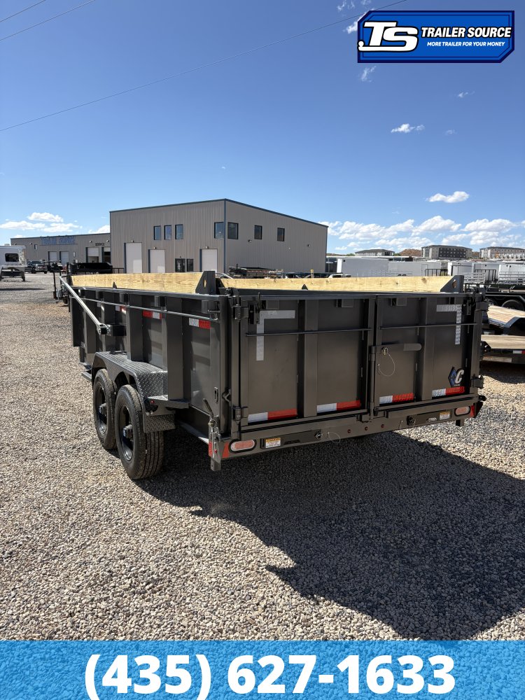 7x16 Diamond C LPT 210 Dump Trailer - 32" Sides - 23K GVWR - 18 Ply Tires, ABS Brakes, Battery, Board Brackets