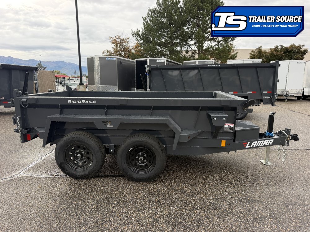 5x10 Lamar DS Dump Trailer - 18" Sides - 7K GVWR -