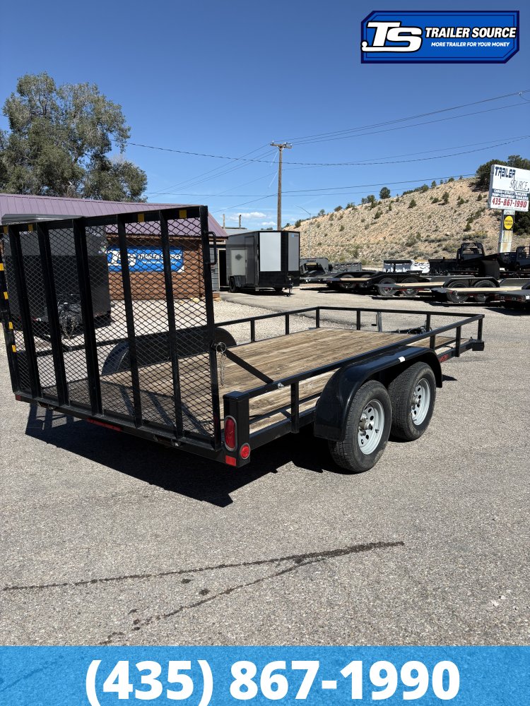 7x14 Echo  Utility Trailer - 5K GVWR - Spare Tire
