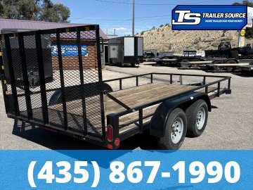 7x14 Echo  Utility Trailer - 5K GVWR - Spare Tire