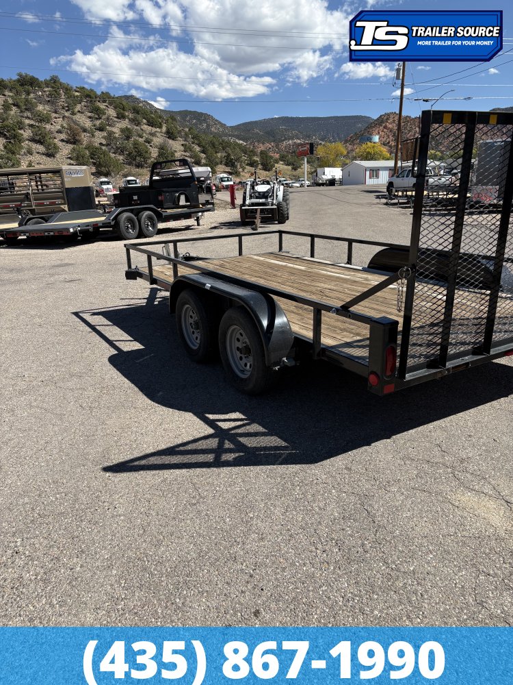 7x14 Echo  Utility Trailer - 5K GVWR - Spare Tire