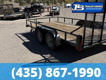7x14 Echo  Utility Trailer - 5K GVWR - Spare Tire