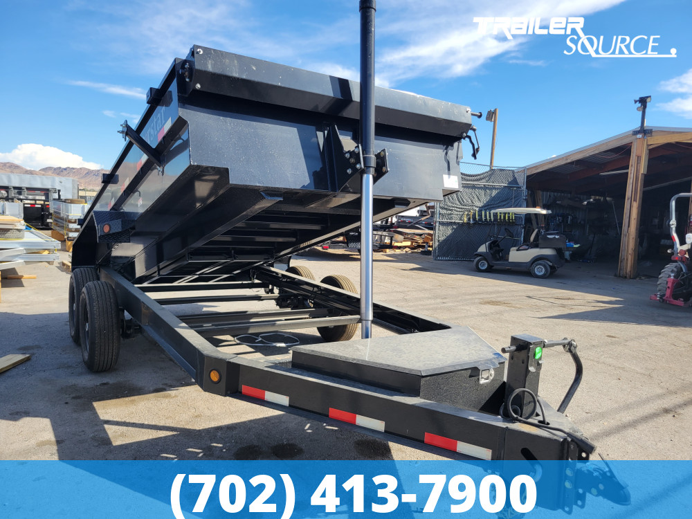 7x14 Iron Bull DXB 24" Sides 14K Dump Trailer