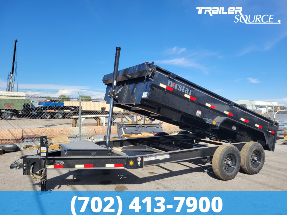 7x14 Iron Bull DXB 24" Sides 14K Dump Trailer