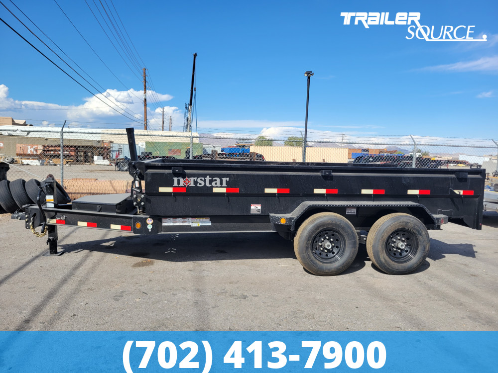 7x14 Iron Bull DXB 24" Sides 14K Dump Trailer
