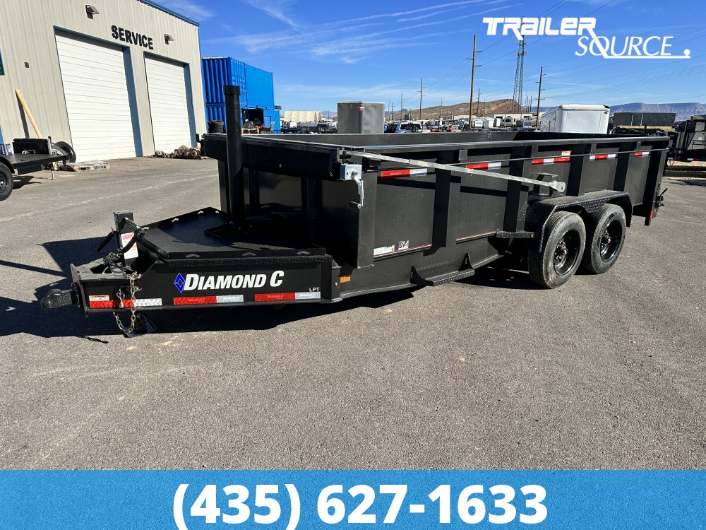 7x16 Diamond C LPT 18K 32" Sides Dump