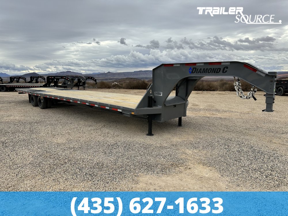 8.5x40 Diamond C FMAX HDT 40' 40K Hydraulic Dovetail Gooseneck