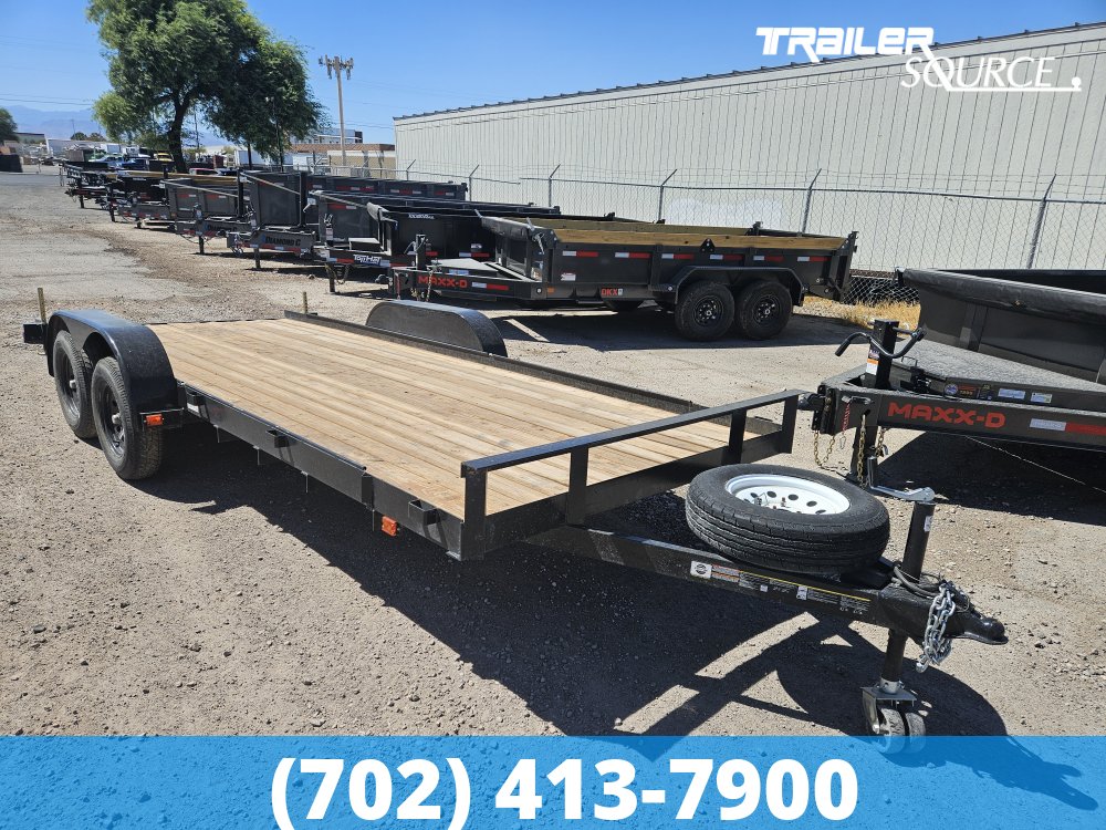 7x18 Carry On Flatbed Car Hauler