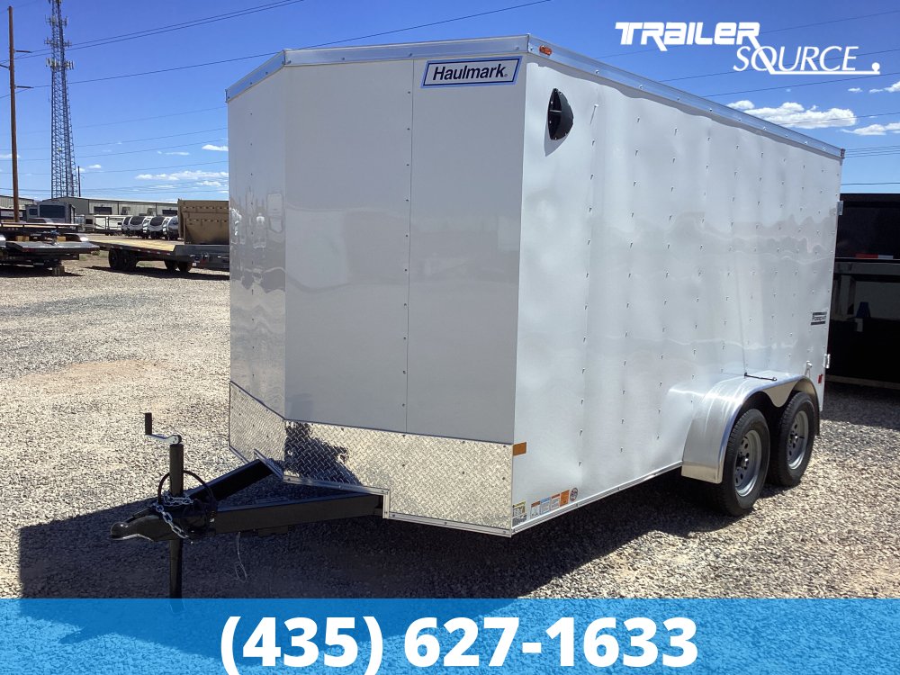 7x14 Haulmark Passport 6'6" Interior 7K Tandem Axle Enclosed Cargo Trailer