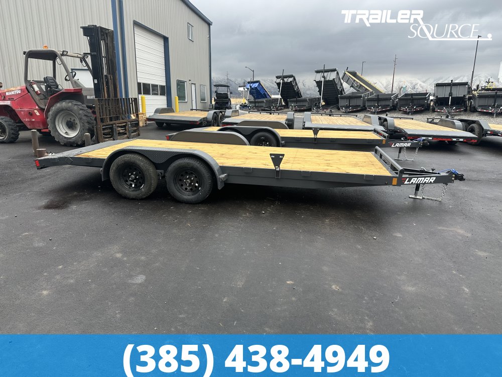 7x18 Lamar Car Hauler 18' 7K Bumper