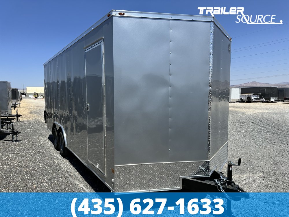 8.5x20 Wells Cargo Fast Trac Deluxe 7'6" Interior 10K Tandem Axle Enclosed Cargo
