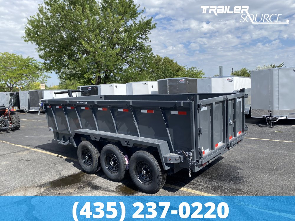 7x16Lamar DT Gooseneck  21K GVW Dump
