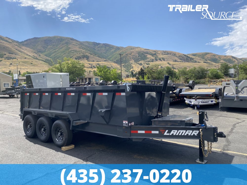 7x16Lamar DT Gooseneck  21K GVW Dump