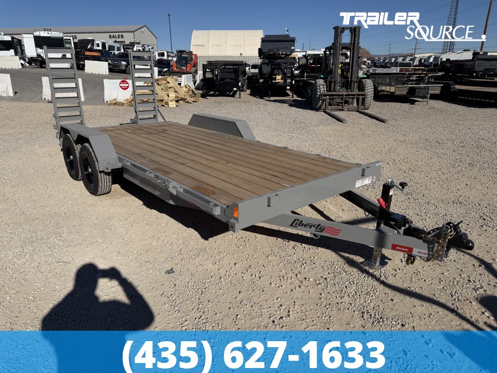 7x18 Liberty LE Flatbed Car Hauler