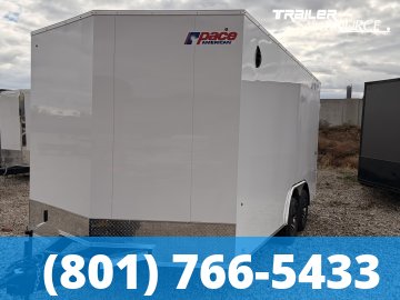 8.5x16 Pace American Outback Deluxe 7'0" Interior 10K Tandem Axle Enclosed Cargo