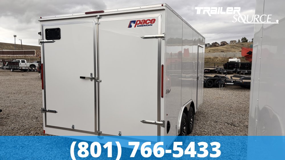 8.5x16 Pace American Outback Deluxe 7'0" Interior 10K Tandem Axle Enclosed Cargo