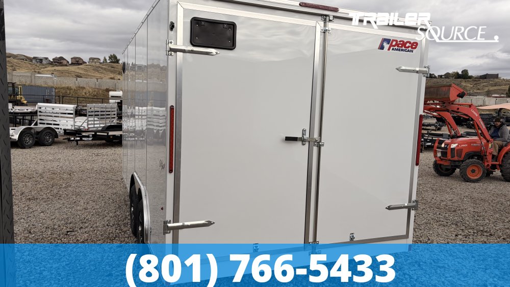 8.5x16 Pace American Outback Deluxe 7'0" Interior 10K Tandem Axle Enclosed Cargo