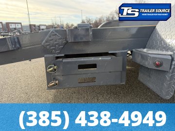 7x16 Lamar CE Flatbed Car Hauler Trailer - 7K GVWR D-Rings