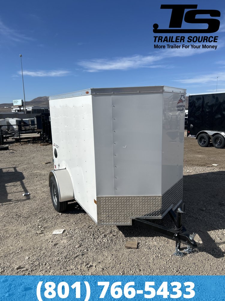 5x8 American Hauler Arrow Enclosed Cargo Trailer - 5'6" Interior - 3.5K GVWR - Barn Doors