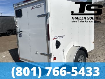 5x8 American Hauler Arrow Enclosed Cargo Trailer - 5'6" Interior - 3.5K GVWR - Barn Doors
