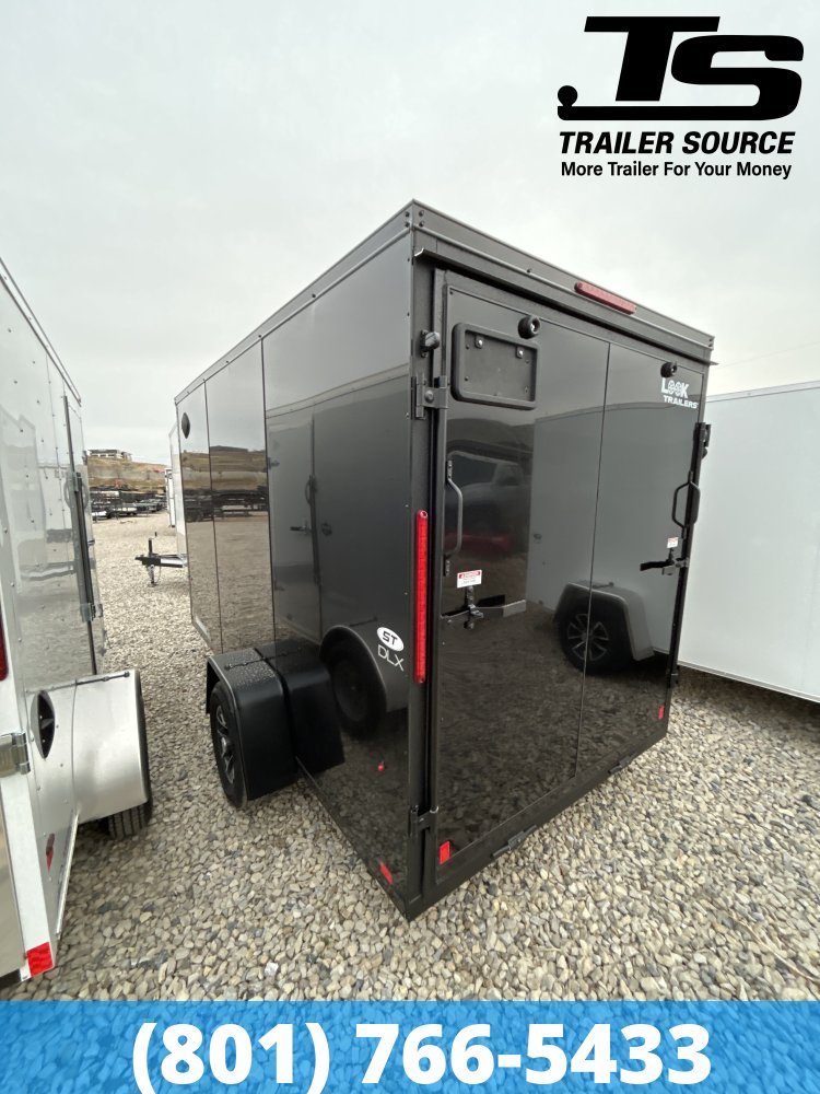 6x12 Look ST DLX Enclosed Cargo Trailer - 6'6" Interior - 3.5K GVWR - .080 PolyCor, Alloy Wheels, Black Out Package