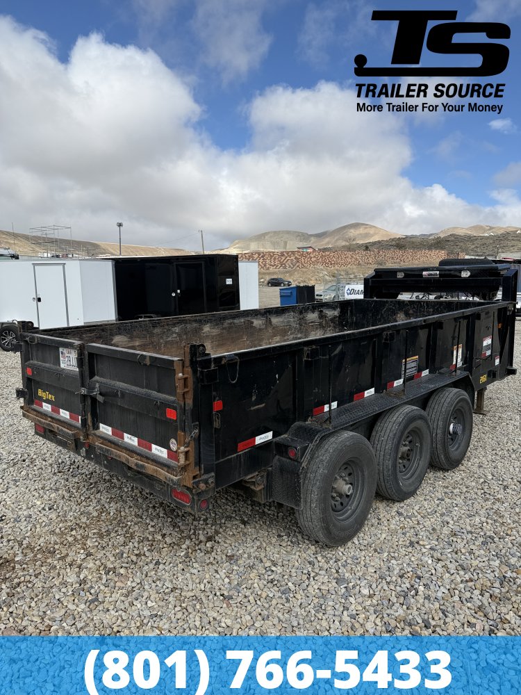 7x16 Big Tex  Dump Trailer - 21K GVWR -
