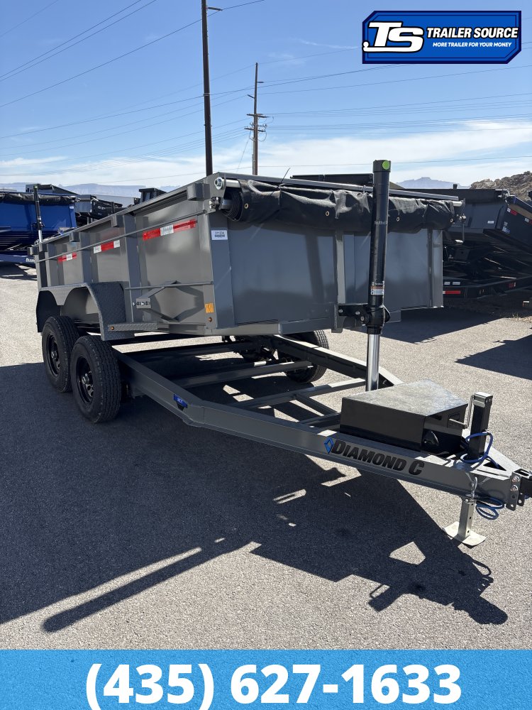Diamond C MDT 206 6.5x12 ft Dump Trailer 32" Sides 10K GVWR