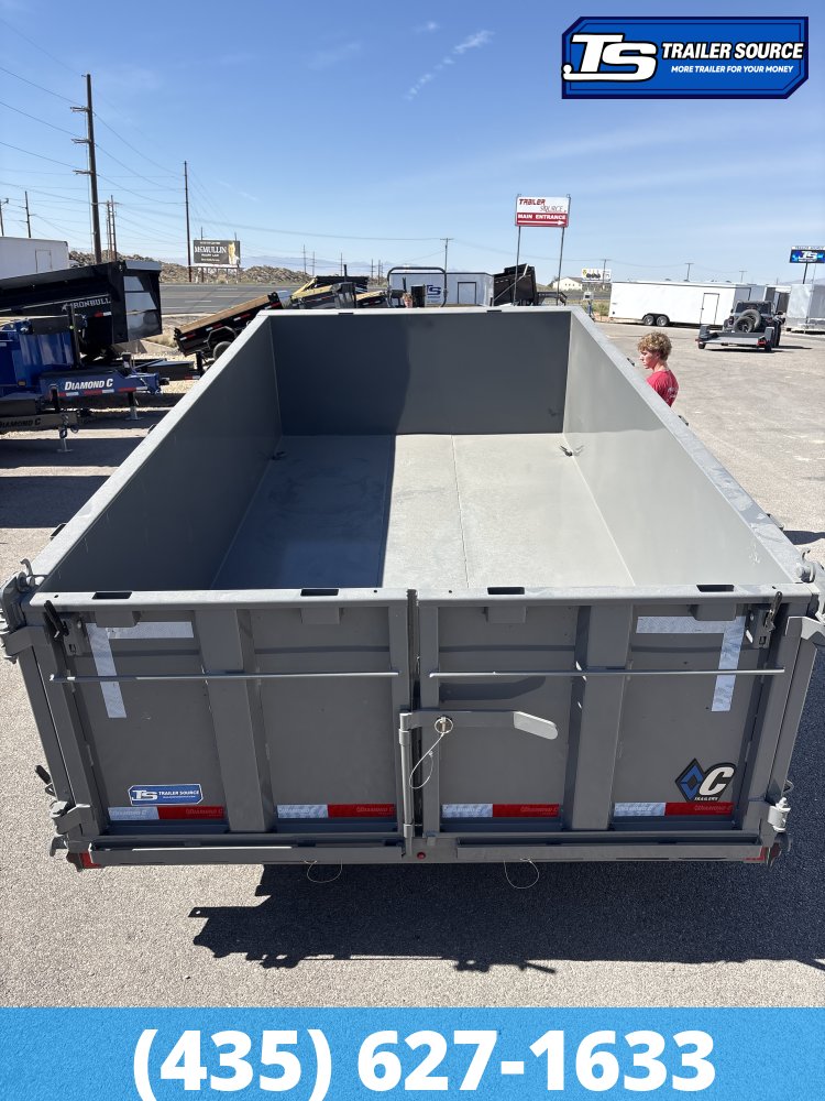 Diamond C MDT 206 6.5x12 ft Dump Trailer 32" Sides 10K GVWR