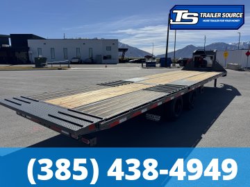 8.5x32 Diamond C FMAX-HDT 216 Gooseneck Hydraulic Dovetail Equipment Trailer - 40K GVWR -