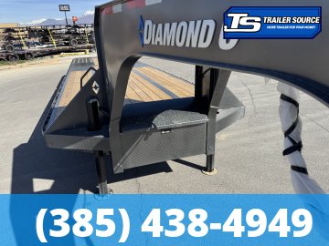 8.5x32 Diamond C FMAX-HDT 216 Gooseneck Hydraulic Dovetail Equipment Trailer - 40K GVWR -