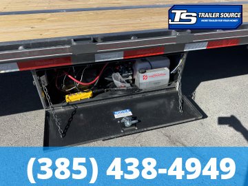 8.5x32 Diamond C FMAX-HDT 216 Gooseneck Hydraulic Dovetail Equipment Trailer - 40K GVWR -