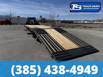 8.5x32 Diamond C FMAX-HDT 216 Gooseneck Hydraulic Dovetail Equipment Trailer - 40K GVWR -