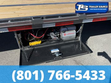 8.5x32 Diamond C FMAX-HDT 216 Gooseneck Hydraulic Dovetail Equipment Trailer - 40K GVWR - Dovetail, HDSS (Hutch) Suspension, Hydraulic Dove Tail, Hydraulic Jack(s)