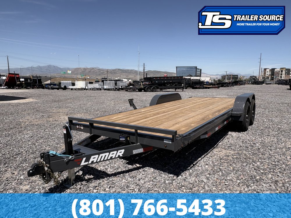 7x20 Lamar CC Flatbed Car Hauler