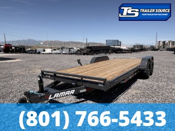 7x20 Lamar CC Flatbed Car Hauler