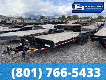 7x20 Big Tex Equipment Equipment Trailer - 14K GVWR - Mega Ramps