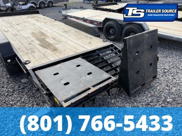 7x20 Big Tex Equipment Equipment Trailer - 14K GVWR - Mega Ramps